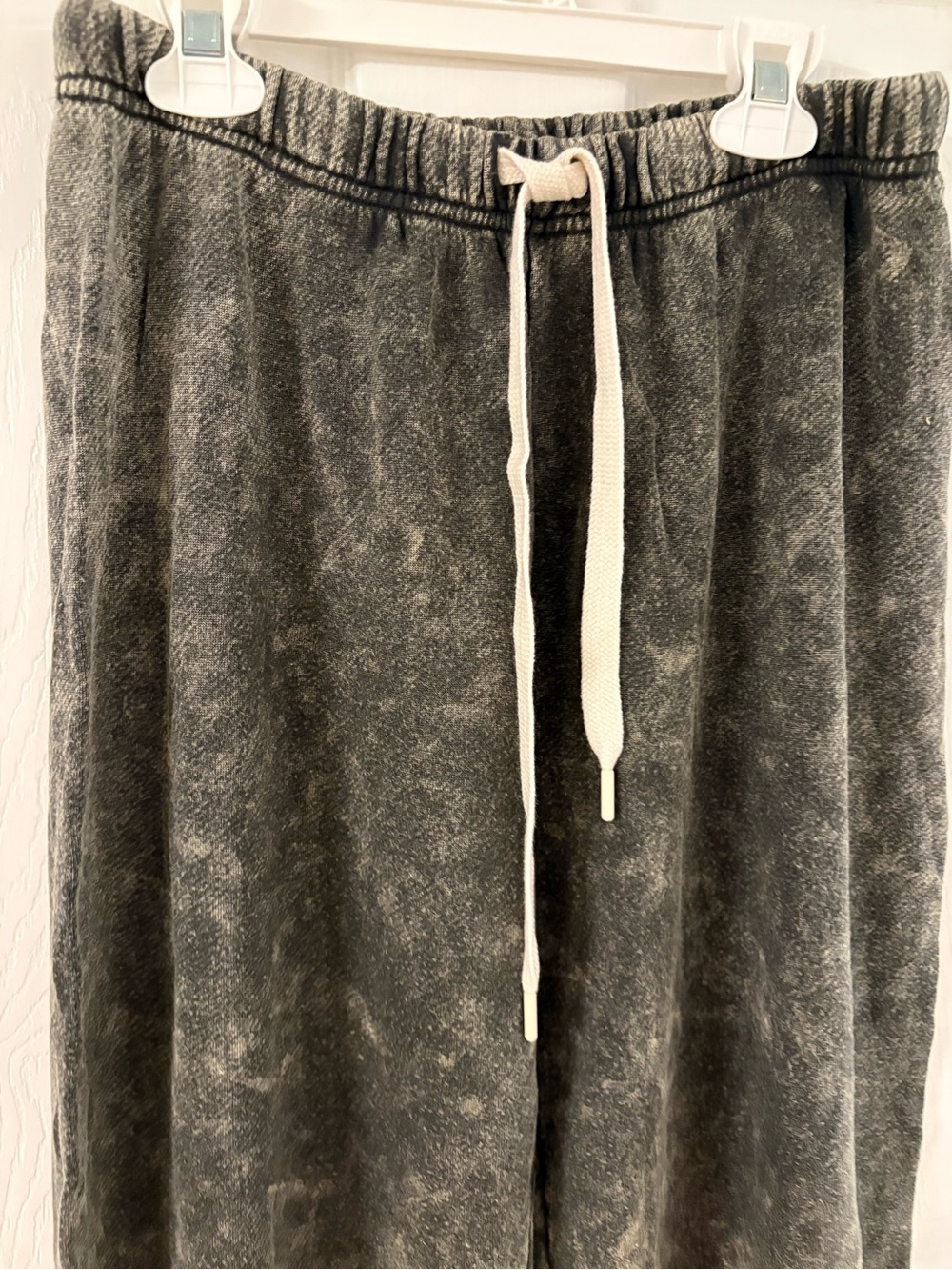 NEW aerie Washed Charcoal Drawstring Jogger Pants - Picture 2 of 4